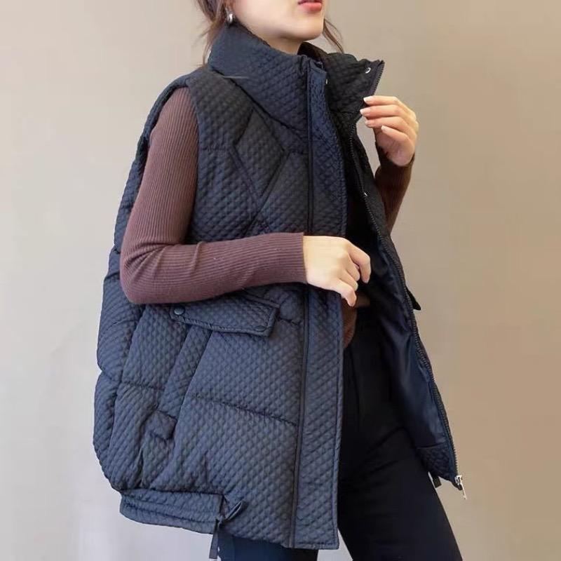 Down Cotton Vest Women's Thick Coat Vest