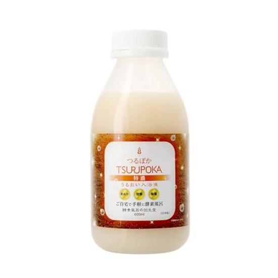 Trial Size Tsurupoka Moisturizing Bath Liquid Extra Thick Enzyme Keratin Care Full Body Beauty Naturally Derived Ingredients Additive 600ml 6 Uses)