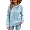 Women's Casual Hooded Long Sleeve Slim Fit Sweater