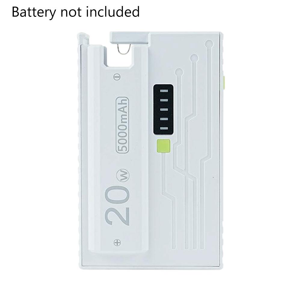 21700 battery box DIY kit with ejector plug Mobile power shell 20W fast charging Dual mode support small current No Batteries