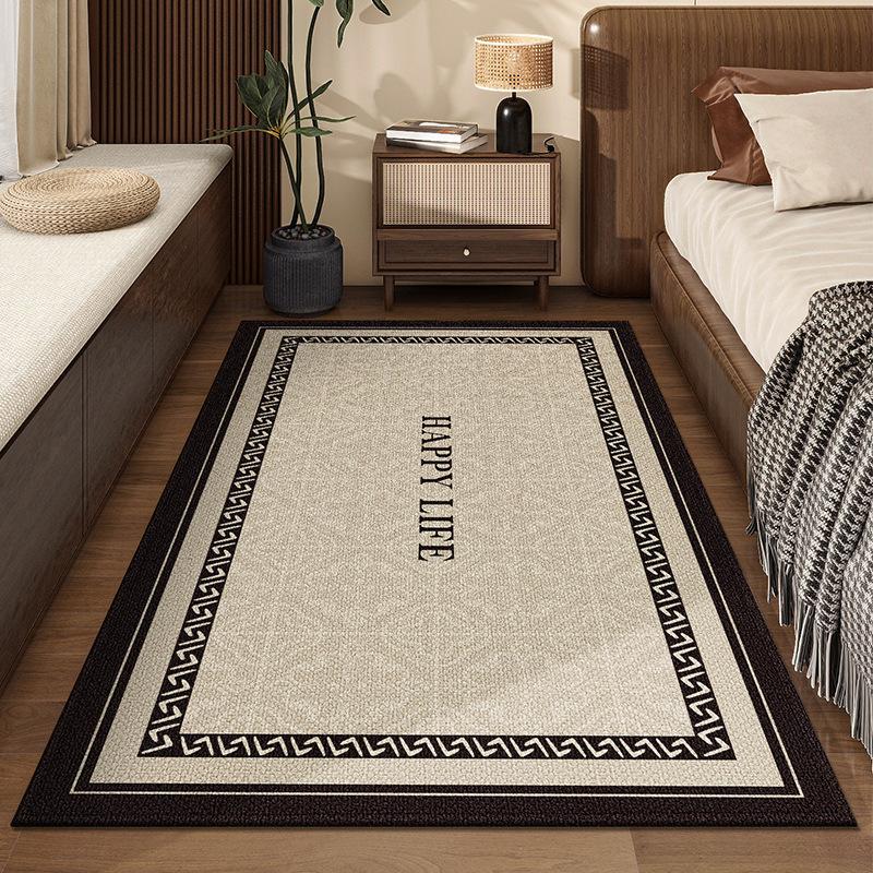 Bedroom Carpet Easy To Maintain Chinese Classical Style Dirt Resistant Carpet Household Bedside Carpet