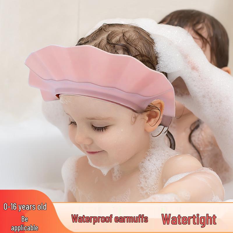 Baby Shampoo Hat: Water-Blocking Ear Protection Cap for Kids and Infants