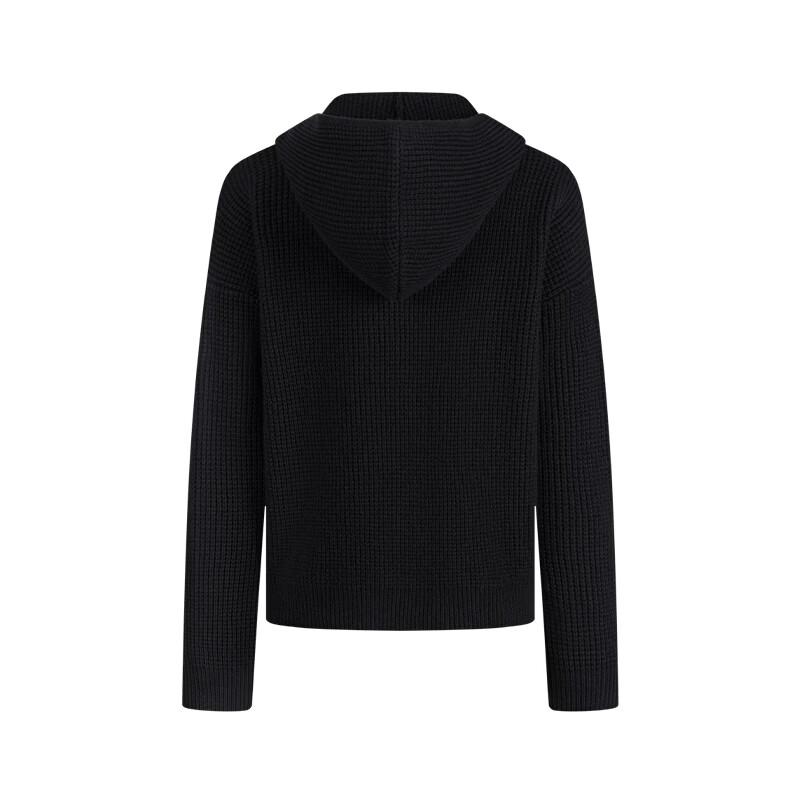 Navigare Women's Pure Wool Hooded Casual Jacket
