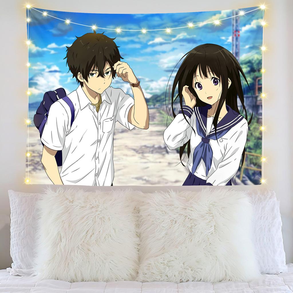 Ice Fruit Background Cloth Bedroom Dormitory Hanging Tapestry Wall Fabric Digital Printing Decoration Cloth Short Fluffy Hanging Cloth