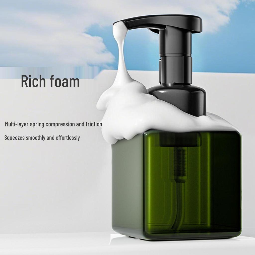 500ml PET Foam Pump Bottle for Face Wash, Hand Sanitizer, or Shower Gel.