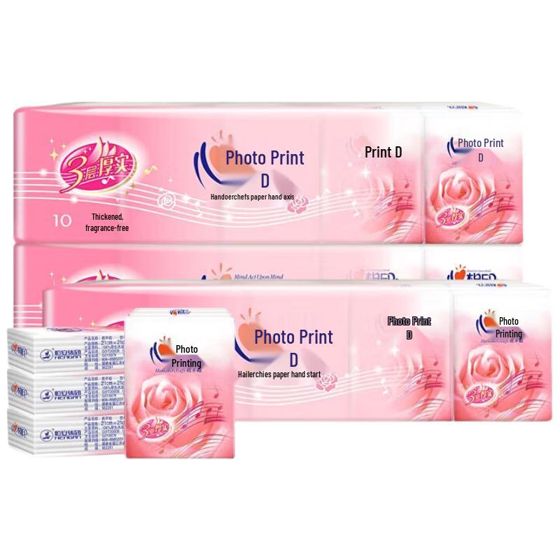 Heart-to-Heart Rose Scented 3-Ply Portable Tissues (70 Packs)