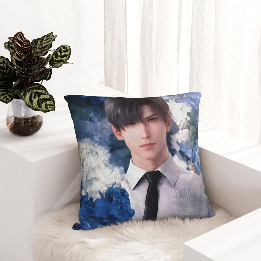 Love And Deepspace Zayne Pillowcase Double-sided Printing Polyester Cushion Cover Decor Throw Pillow Case Cover Home