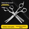 Professional Pet Grooming Scissors Set: Thinning, Straight, Curved Shears for Dog Hair Cutting - Ideal for Teddy Bichon