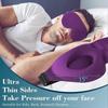 Sleep Mask for Side Sleeper, Light Blocking Sleeping Eye Mask for Women Men, 3D Contoured Cup Night Blindfold, Luxury Eye Cover Eyeshade with Adjustab