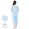 SAZAC Cinnamoroll Women's Short Sleeve Jersey Pajama Set (Sax/M/SAN1697)