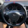 Car Steering Wheel Cover Carbon Fiber  Leather For Volkswagen VW Golf 7 Mk7 New Polo Jetta Passat B8 Tiguan Sharan