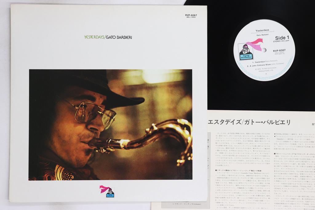 LP Record GATO BARBIERI - Yesterdays RVP6067 FLYING DUTCHMAN Japan Jazz Used