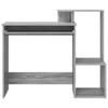 Desk Grey Sonoma 106 X 41 X 88.5 Cm Engineered Wood