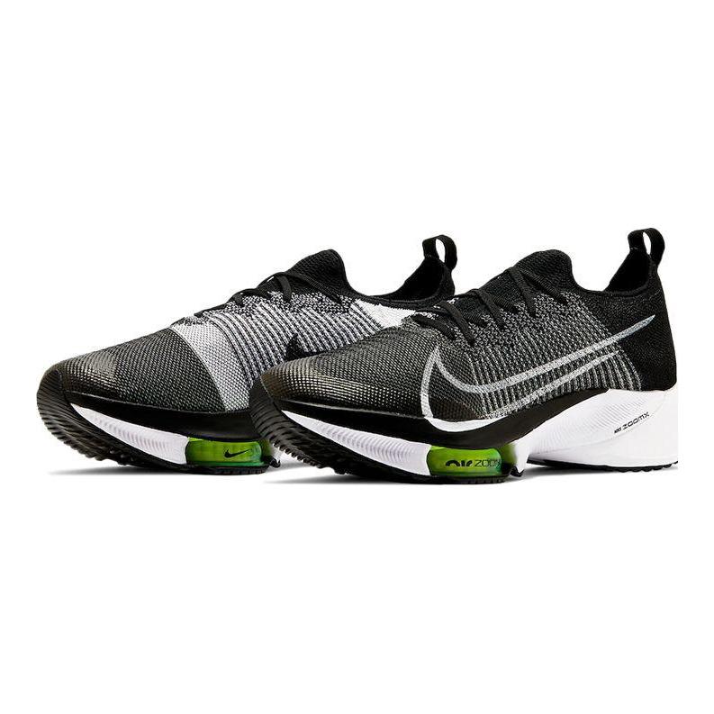 Nike Air Zoom Tempo NEXT% Flyknit Black White Volt Men Sneakers CI9923-001