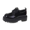 British Style Platform Loafers, Muffin Small Leather Shoes for Women 2025 New Height-increasing Retro Versatile Japanese Jk Single Shoes for Women