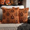 Plush Pumpkins Pillow Cover for Halloweens Decoration Soft Washable and Sturdy Cushion Cover