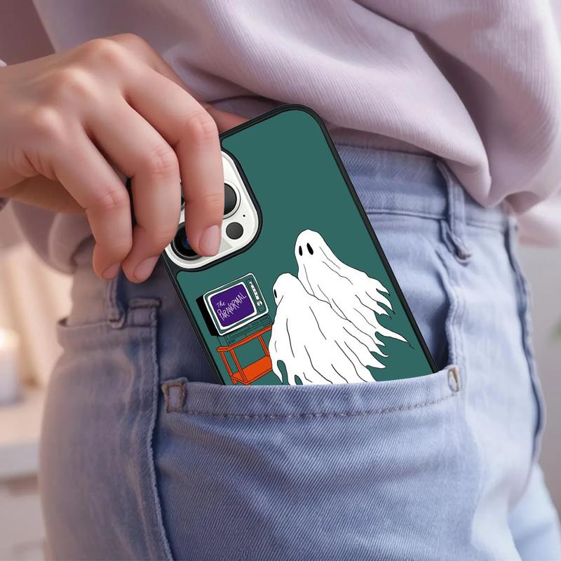 Ghosts Funny Phone Case For iPhone 17 Air 15 16e 14 13 Pro Max Coque 12 11 Pro Max PLUS cover