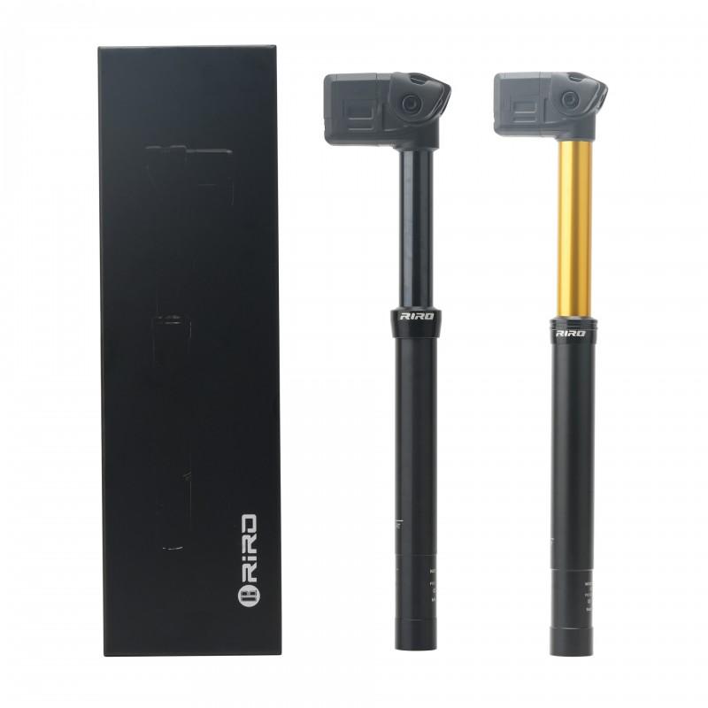 RIRO Wireless Electronic Dropper Seatpost Mountain Road Bikes Aluminum Bluetooth Control 100/125mm Travel