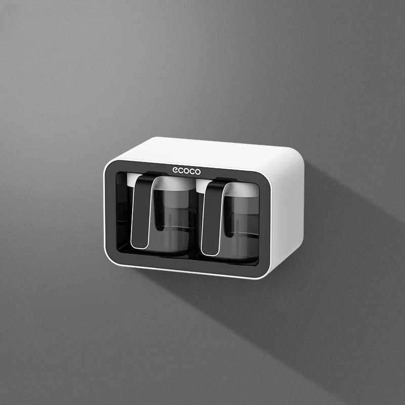 Seasoning Box with Integrated Multi-Grid, Storage, Salt, Aginomoto Bottle, Seasoning Jar, Home Combination Suit,Kitchen Supplies