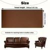 Large Self-Adhesive Faux Leather Repair Patch for Sofas, Car Seats, and More