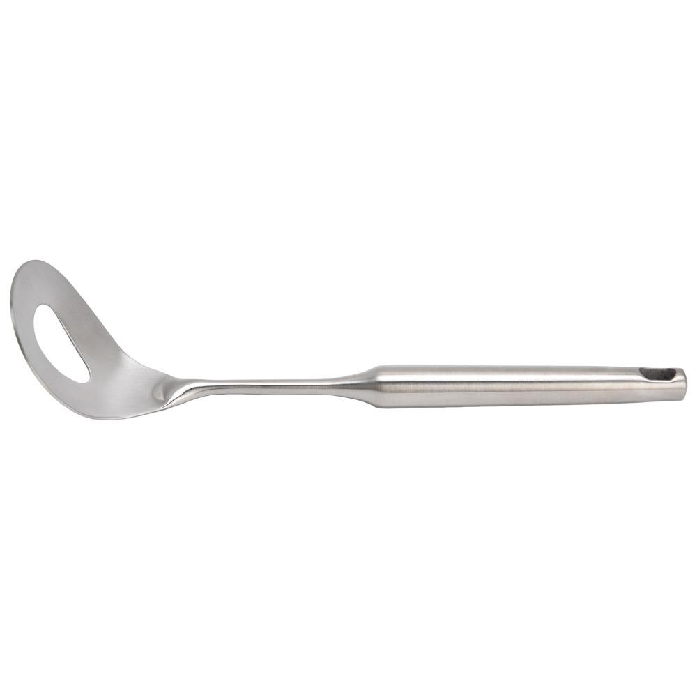 304 Stainless Steel Meatball Spoon with Hole Sliding Making Spoon Kitchen/Dinning Bar