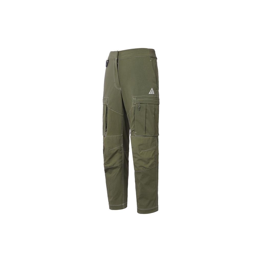 Nike Pantaloni Cargo da Donna ACG Series Smith Summit con Tasche Laterali Verde Oliva CV0618-222