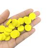 50 Stück 15 mm 5 mm Dicke 12 Farben Holzspielmarken Kreis Scheibe Plättchen Chips Puzzleteile Schachfiguren Für Brettspielzubehör