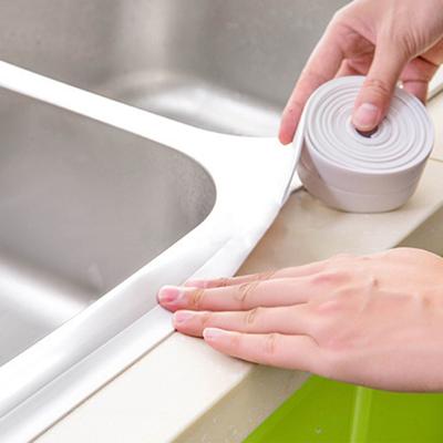 Cinta de calafateo autoadhesiva, impermeable, para pisos, despegar y pegar, para ducha, pared y azulejos