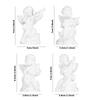 Nordic Style Resin Angel Gypsum Portraits Mini Cupid Figurines Plaster Sculpture Greek Mythology Statue Desktop Ornament Crafts