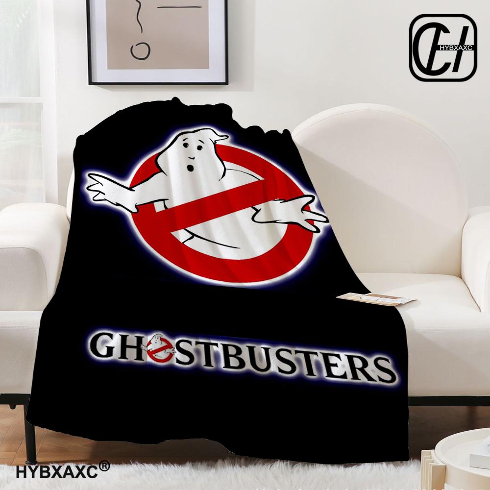 G-Ghostbusters Cartoon-Druckdecke Warme Flanelldecken Weich und Bequem Decke für Zuhause und Reisen Bettwäsche Geburtstagsgeschenk