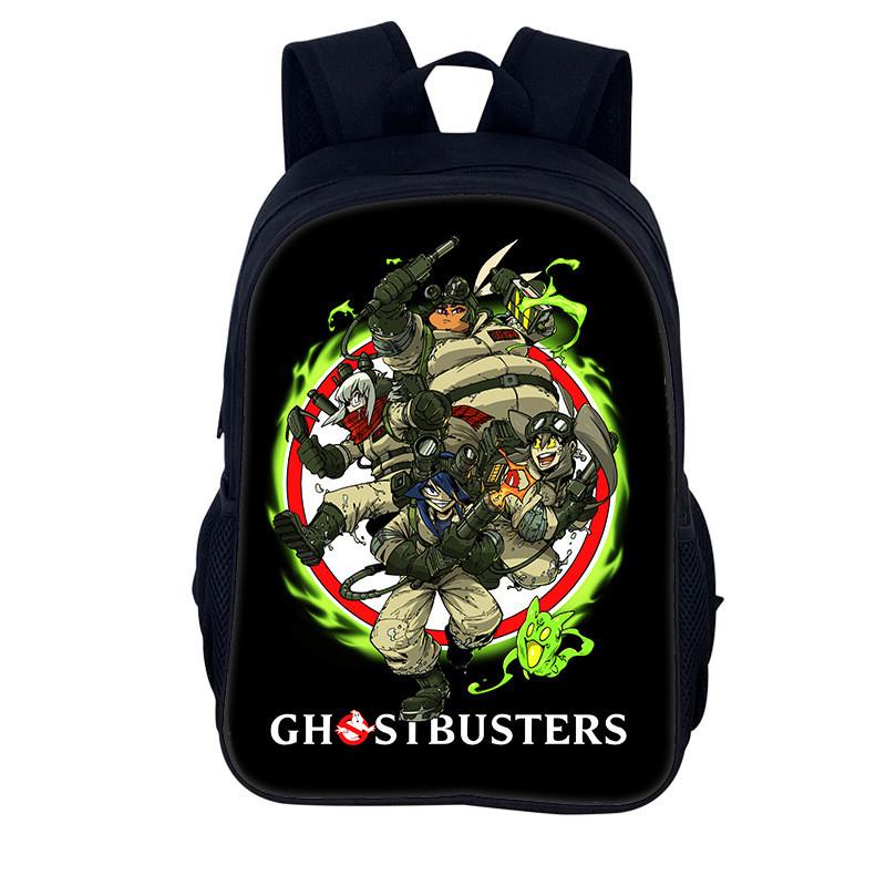 Ghostbusters 3d Print Kids Backpack With Nylon Material For School And Daily Use