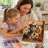 DIY Cat Craft for Adults Halloween Faux Pearl Painting Art Kit Spooky 3D Beads Moonlight Theme Crafts Cute Witch Gem Wall Adults Lovers Beginner