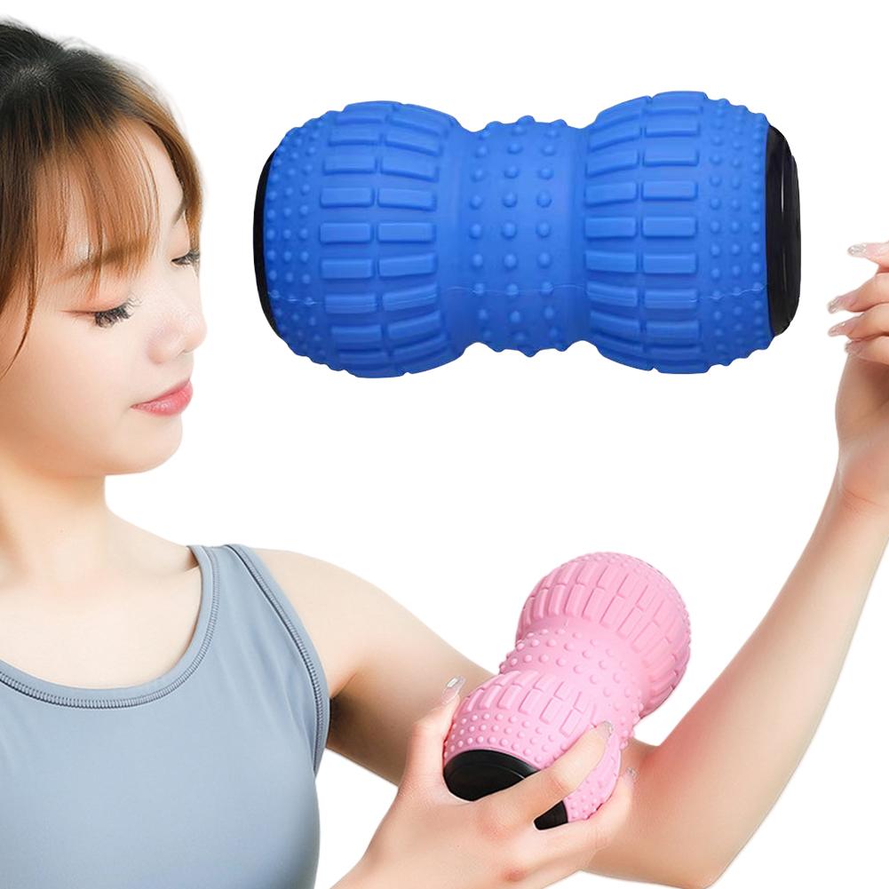 Massage Ball Ergonomic Peanut Massager Rechargeable Deep Tissue Roller 3 Speed for Myofascial Release & Muscle Recovery