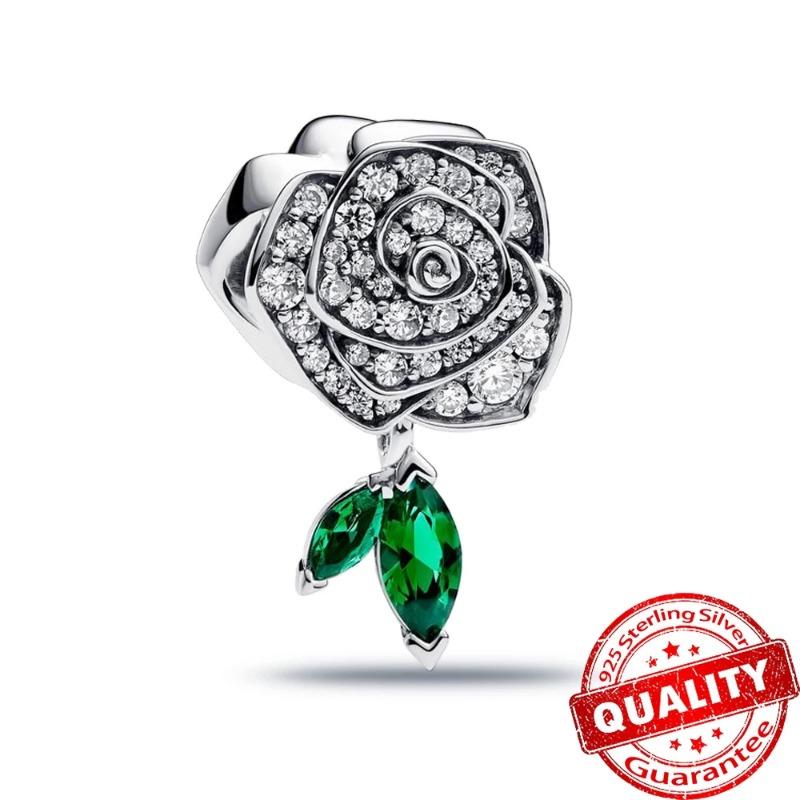 925 Sterling Silver Charm Sparkling Star Moon & Sun Pendant Fit Original Bracelets DIY Women Necklace Jewelry Gift