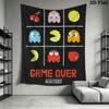 Pac-Man F Wall Hanging Printed Fabric Blanket Decorative Tapestries for Bedroom Living Room Home Decor