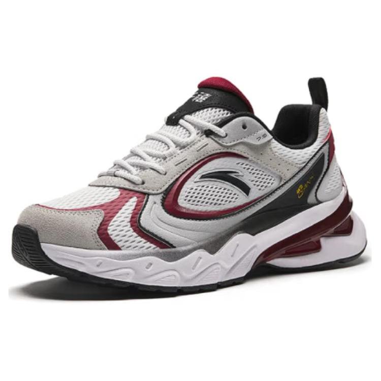 Anta Millennial 7 Cushioning, Wear Resistant Low top Casual Shoes Men's White Black Red 112428890-1
