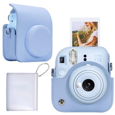 Dedicated Storage with FUJIFILM Instax Mini 12 11 Instant Cameras MINI with Shoulder Pastel Blue Aenllosi CaseCompatible / (INS 12) Strap, (Case