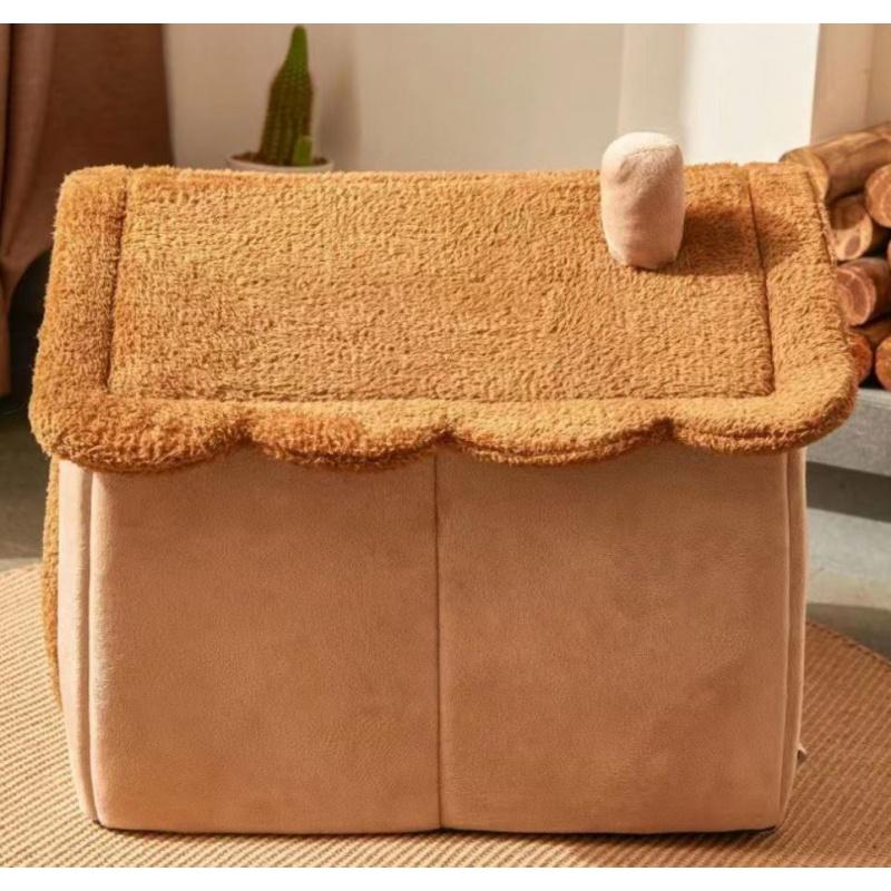Cozy Foldable Removable Washable Pet Bed For Cats And Dogs Soft Warm Cat Dog House