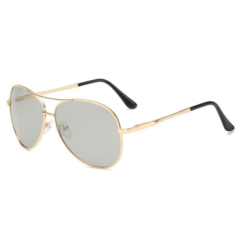 Classic Pilot Photochromic Sunglasses Men Safety Driving Sun Glasses Women Anti-Glare Change Color Day And Night Eyewear