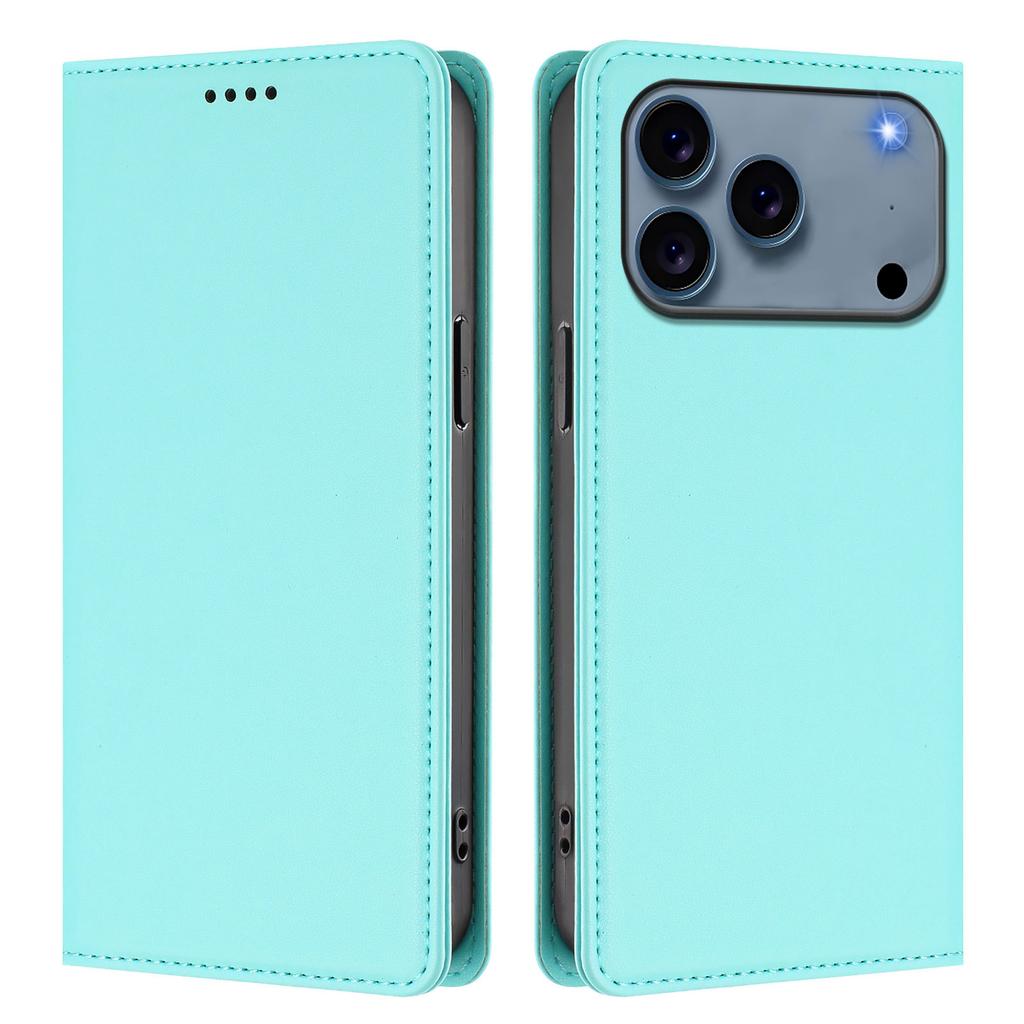 For iPhone 17 Pro Max Leather Wallet Case Magnetic Closure RFID Blocking Phone Cover