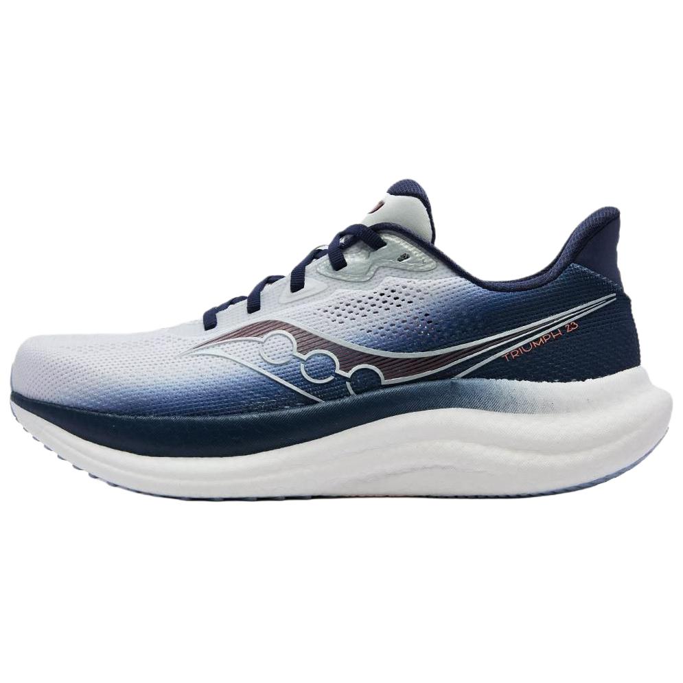 SAUCONY Triumph 23 Wide Fashion Comfortable Cushioning Breathable Running Shoes Unisex Running Shoes Blue S31024-557