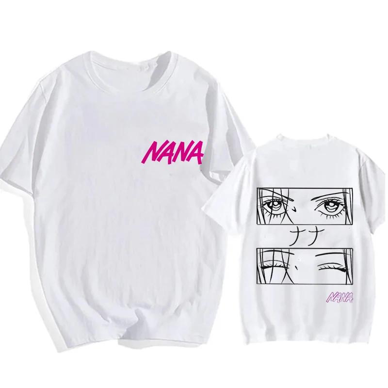 2025 Summer Nana Osaki Gothic Comic Tshirt Mens Funny Tshirt Loose Cotton Top Fashion Hiphop Y2k Tshirt Street Clothes