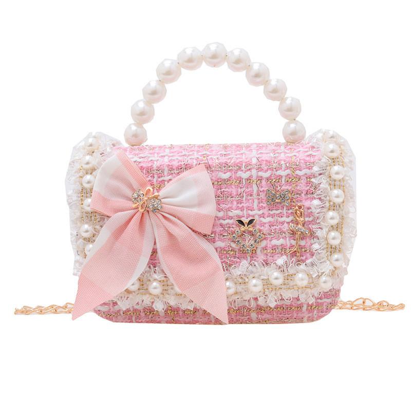 Stylish Girls Bowknot Handbag Charming Korean Inspired Princess Crossbody Bag