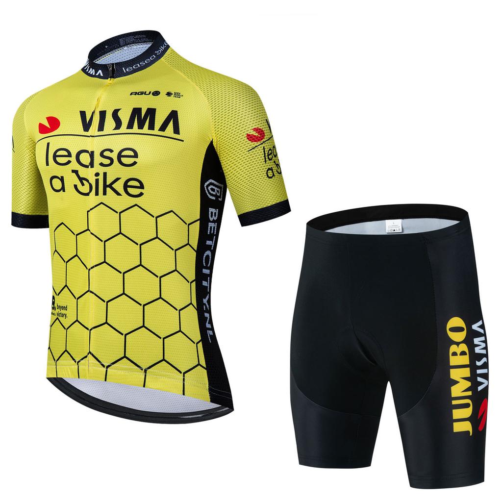 2026 Fato de Ciclismo de Manga Curta Bicicleta de Estrada Bicicleta Bicicleta de Montanha Verão Masculino Roupas Absorventes de Suor