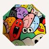 1pc Cartoon Characters Automatic Folding Umbrella, Portable & Foldable Design with 8 Ribs, Casual Outdoor Accessory yy250805047