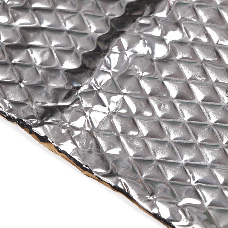 1 Piece Engine Bonnet Firewall Noise Proofing Deadener Anti-Noise Pads 2Mm Aluminum Foil Car Sound Heat Insulation Cotton Mats