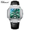 CHENXI Business Men's Wristwatch Square Dial Calendar Display Quartz Watches Waterproof Luminous Chronograph Man Watch
