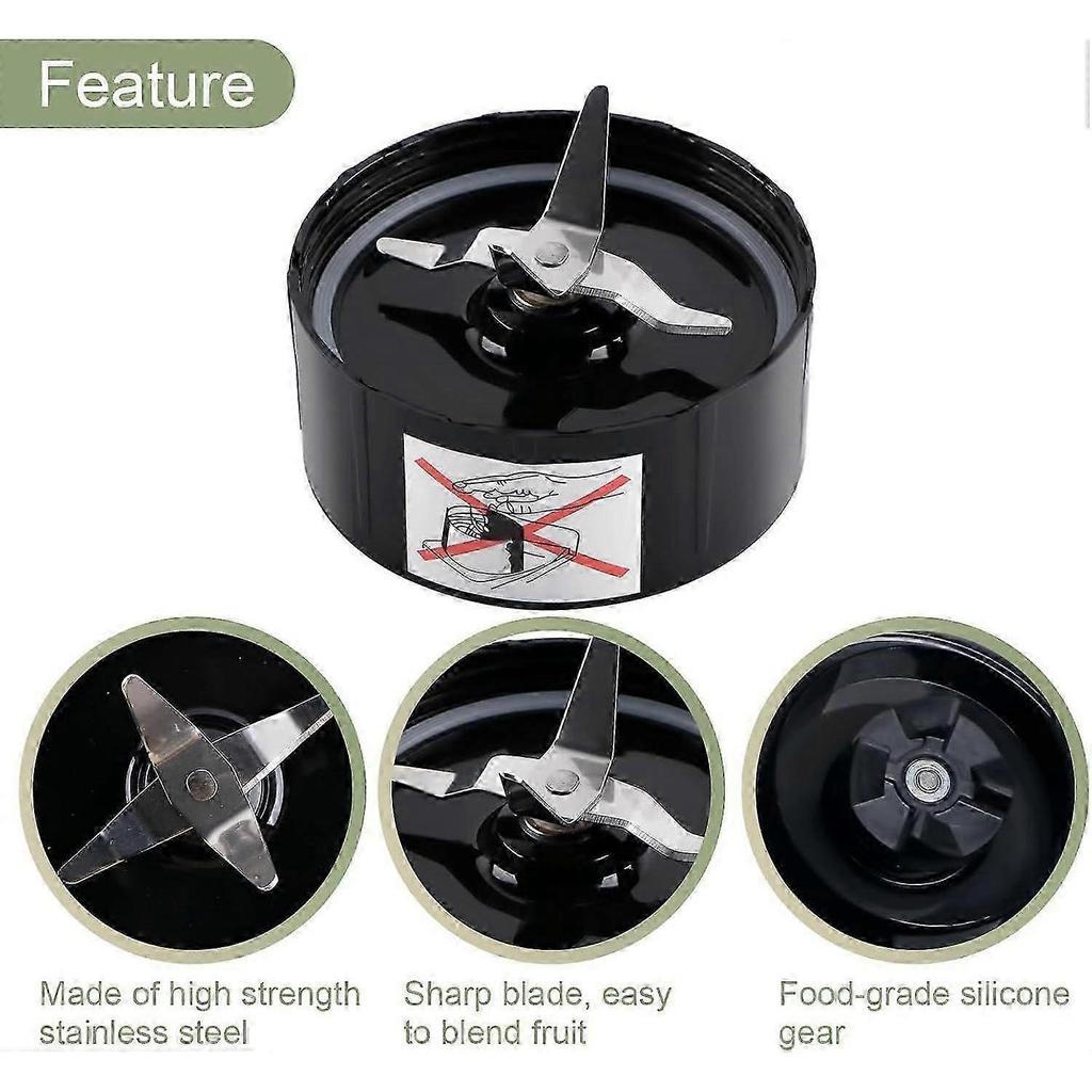 2-pack Cross Blade Blender Replacement Parts Work with Magic Bullet 250w Blenders Model MB