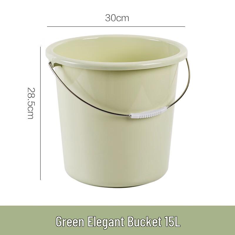 Portable 15L Plastic Water Storage Bucket with Lid