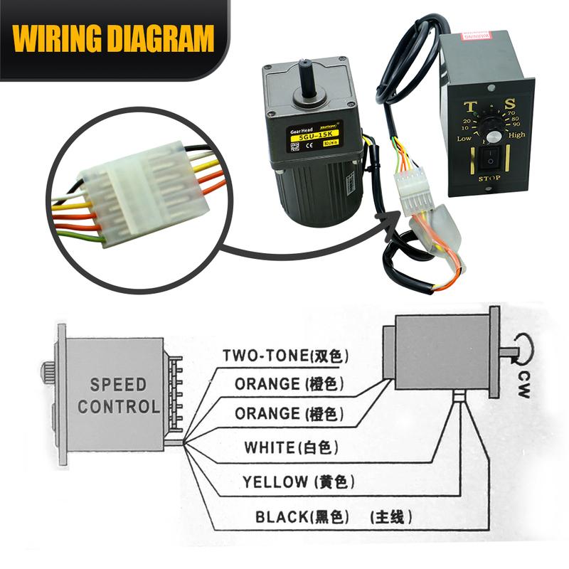 40W Micro AC Gear Motor 1Phase 220v Asynchronous Motor Induction Motor Shaft 12mm For Packaging Machine Adjustable speed